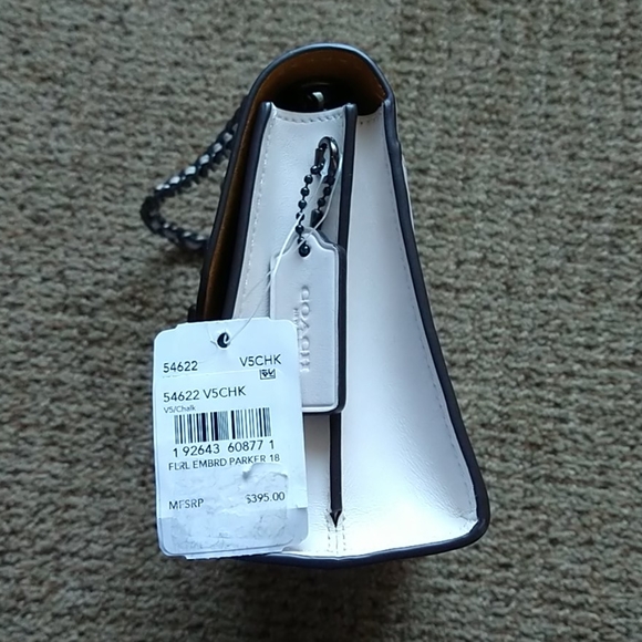 Coach Floral Embroidered Parker 18 Crossbody - Picture 4 of 12